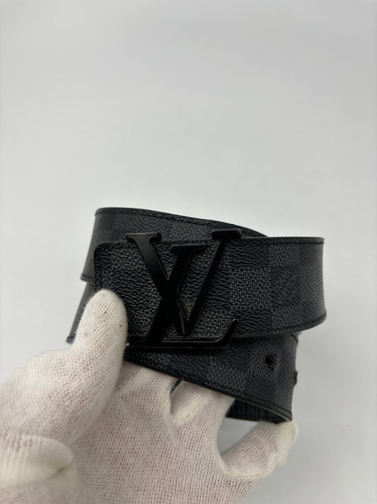 Louis Vuitton Damier Belt Initiales Leather