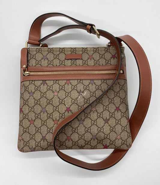 Gucci GG Star Flat Messenger Bag